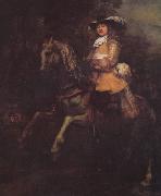 Rembrandt Peale Portrat des Frederick Rihel mit Pferd oil painting